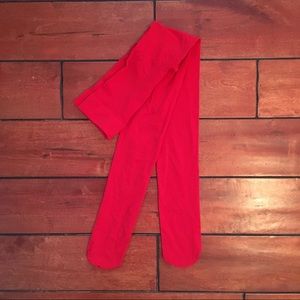 Women’s One Size Never Worn Red Tights